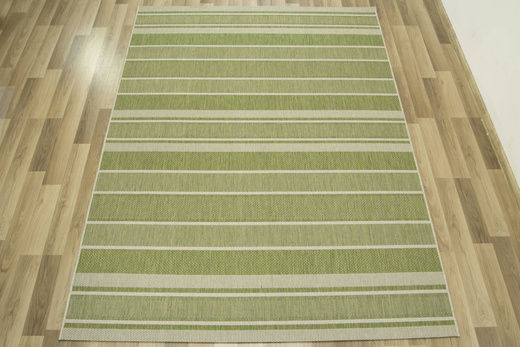 Dywan Sznurkowy Split 48118/461 Oliwkowy Zielony Beż Pasy