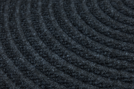 Wycieraczka Antypoślizgowa Tłoczona T-025 Grafit Półkola