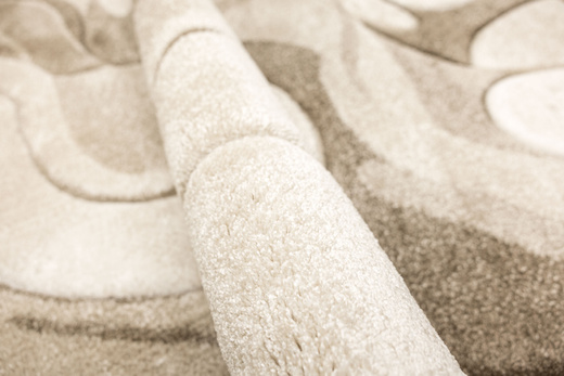 Dywan Kandy N415A l.beige/white Beż Brąz Fle Fryz