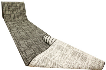 Dwustronny Sznurkowy Chodnik Brussels 205467/10110 Night Antracyt Krem szerokość 100 cm