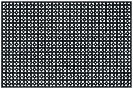 Mata Przerostowa Na Place Zabaw Ażurowa Gumowa Czarny