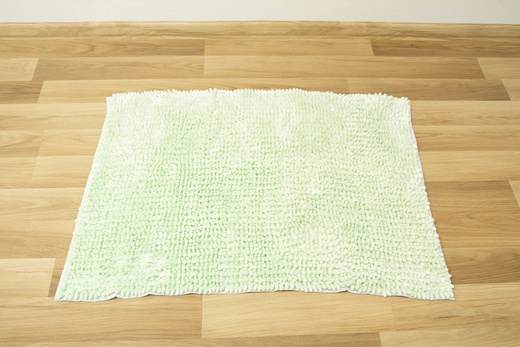 Antypoślizgowy Dywanik Łazienkowy Shiny Chenille Mięta