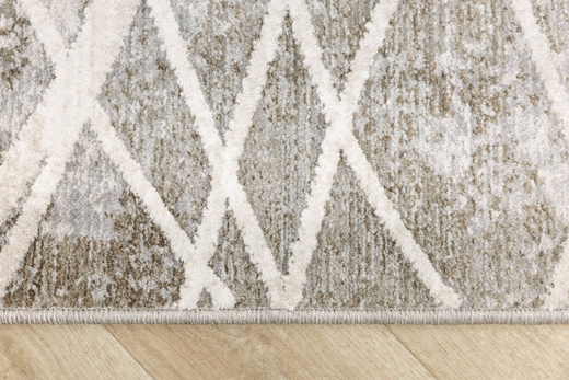 Dywan Camilla 614 mink/grey Szary Beż Beton Pasy