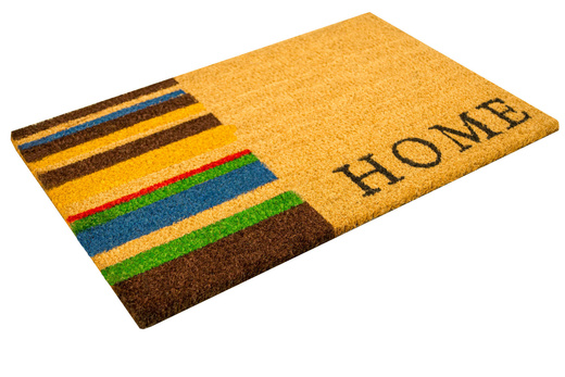 Antypoślizgowa Wycieraczka Kokosowa Kolor Home Paski