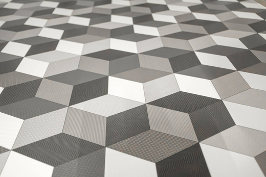 Wykładzina PCV Bingo Cubes 097 szerokość 2,5 m