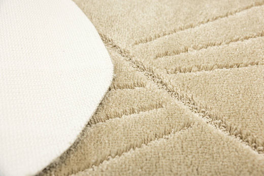 Dywanik Łazienkowy Antypoślizgowy Shell Light Beige Jasny Beż Muszelka