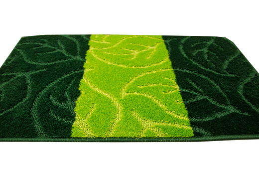 Komplet 2-częściowy Łazienkowy Milano Green Butelkowa Zieleń Listki