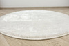 Dywan Okrągły Shaggy Antypoślizgowy Malmo Biały