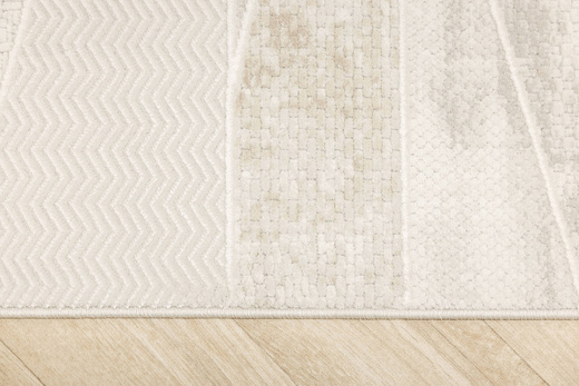 Dywan Illusion H007A cream/l.greyHB Szary Krem Beż Lśniący Linie