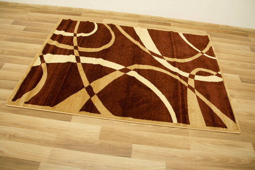 Dywan Nowoczesny Sapphire F06/13 Pasy Beż Krem Brąz