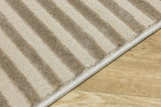 Dywan Misha J487A d.beige/beige Beżowy Geometria Linie