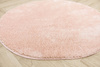 Dywan Okrągły Shaggy Antypoślizgowy Malmo Różowy