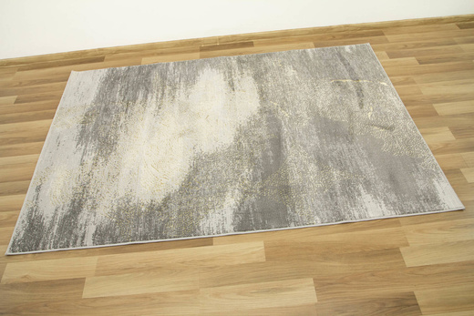 Dywan Dywilan Stylish HE410 l.grey Szary Złoty Marmur