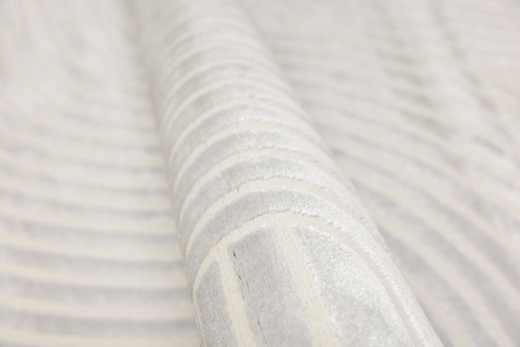 Dywan Nantes NT130G Grey/Grey Szary Pasy Geometria