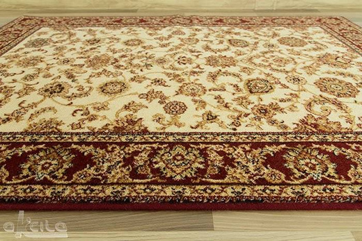 Wełniany Dywan Agnella Isfahan Anafi Bursztyn