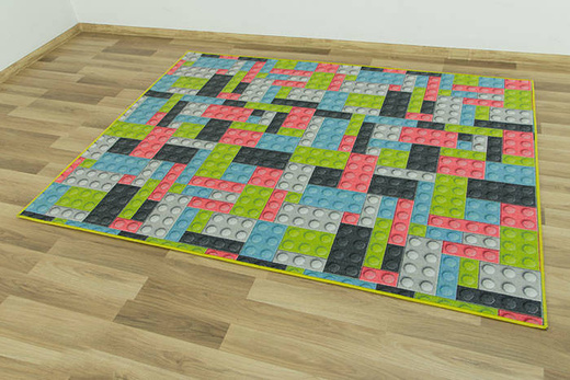 Dywan Klocki pastele