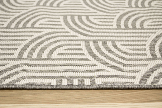 Dywan Dwustronny Sznurkowy Brussels 205725/10010 Silver Linie Outdoor