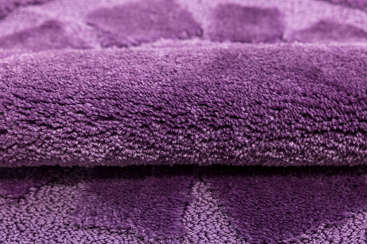 Dywanik Okrągły Łazienkowy Antypoślizgowy Ocean Fiolet