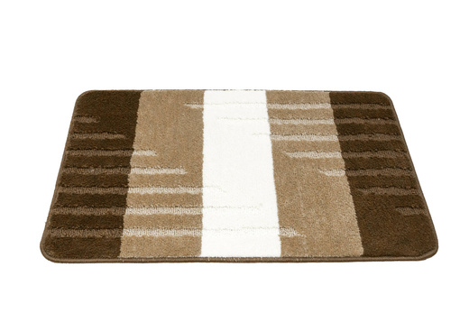 Komplet 3-częściowy Łazienkowy Vic Beige Beż Brąz Paski