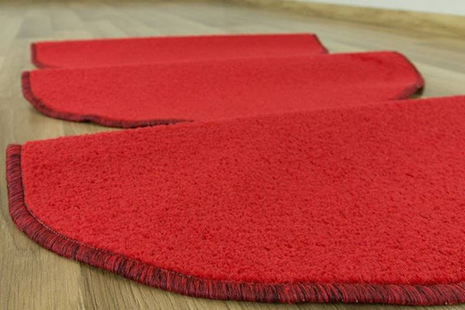 Nakładki na schody półokrągłe dynasty 15 czerwony