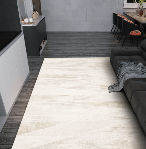 Dywan Illusion H007A cream/l.greyHB Szary Krem Beż Lśniący Linie