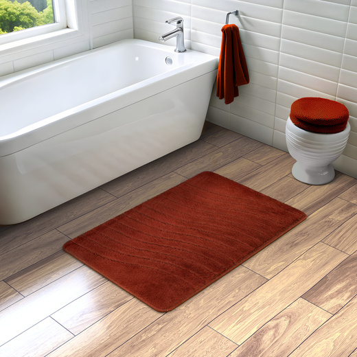 Dywanik Łazienkowy Antypoślizgowy Sara Carmine Fale