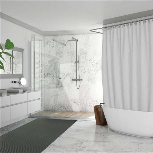 Mata Łazienkowa Softy-tex 801 szary szerokość 65 cm