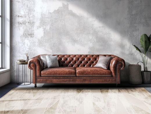 Dywan Illusion H007A cream/l.greyHB Szary Krem Beż Lśniący Linie