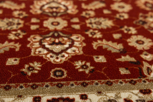 Chodnik Antypoślizgowy Antico 31 Bordo Ornament szerokość 80 cm