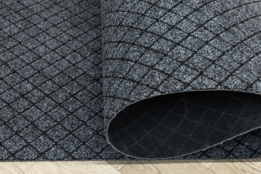 Podgumowany Chodnik Wycieraczka Lider 1402 URB Szary Romby szerokość 100 cm