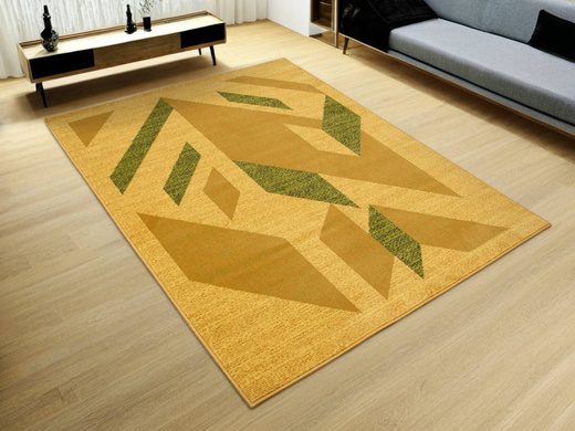 Dywan Agnella Standard Kanas Beż Oliwka Abstrakcja