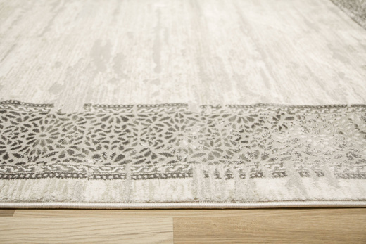 Dywan Garda P024B Gray Szary Krem Ornamentowy