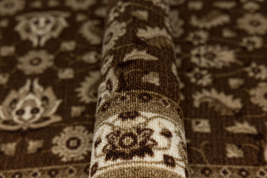 Chodnik Antypoślizgowy Antico 17 Brąz Ornament szerokość 100 cm