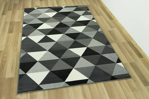 Dywan Luna 503430/56911 grey trójkąty