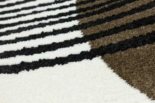 Dywan Clara 02923A cream/brown Brąz Krem Abstrakcja