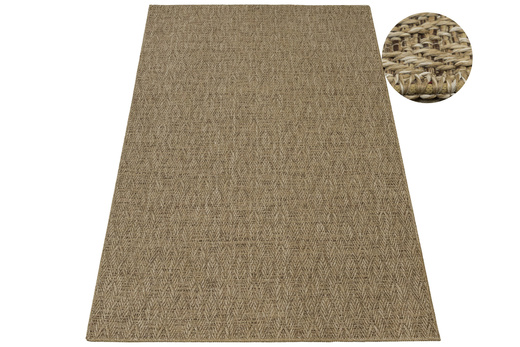 Dywan Sznurkowy Ella ST048A brown/brown Beż Brąz Outdoor