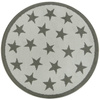 Okrągły Dywan LUNA 533909/89911 gwiazdki szare 