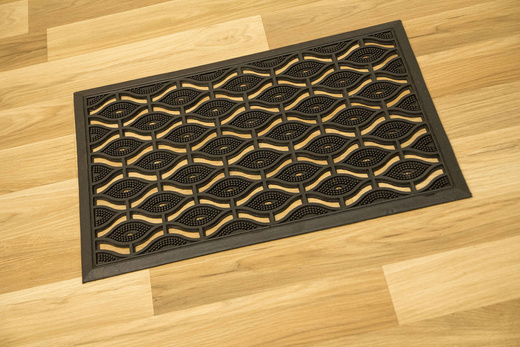 Wycieraczka Gumowa Ażurowa Karo Łezka