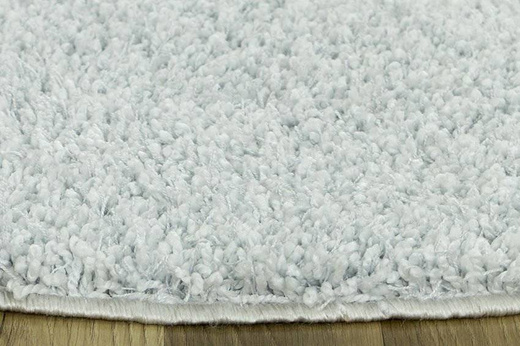 Okrągły Dywan Shaggy Allure 73 błękitno-szary