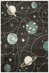Dywan Lima G759A d.grey/cream Pastelowy Grafit Turkus Planety