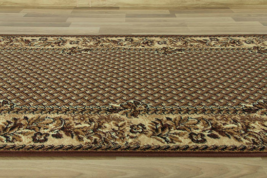 Chodnik Gold 316/12 brąz szerokość 90 cm