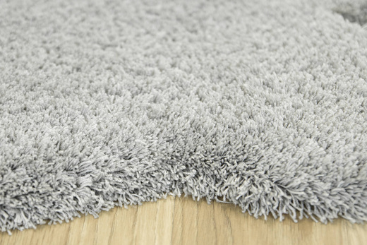 Dywan Pleasure 74 Liść Monstery Szary Shaggy