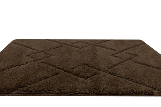 Dywanik Łazienkowy Antypoślizgowy Moreno Brown Brąz Romby