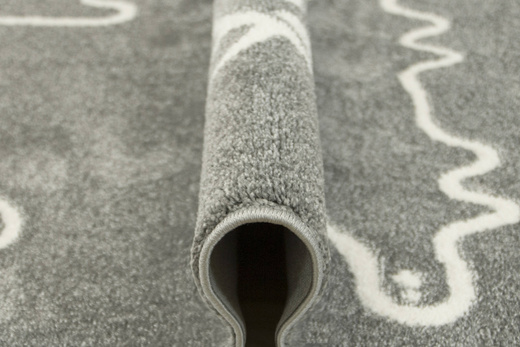 Dywan Dziecięcy Lima C879A l.grey/cream Dinozaury Szary Krem