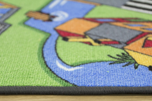 Dywan Little Village uliczki na filcu