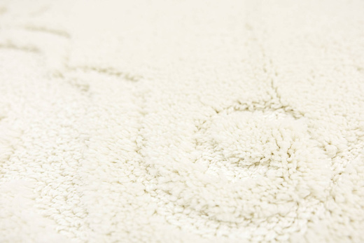 Dywanik Łazienkowy Antypoślizgowy Marika Cream Krem Kwiaty