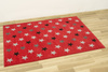 Dywan Fushe 2327 red/black Gwiazdy Czerwony Czarny