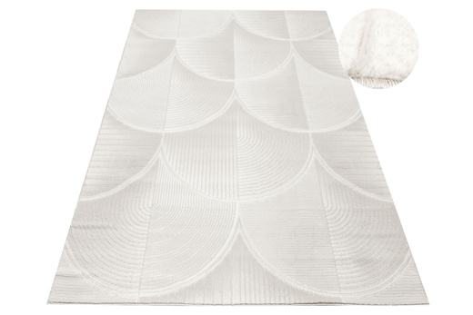 Dywan Factor 50252/260 Cream Wachlarzowy Art Deco