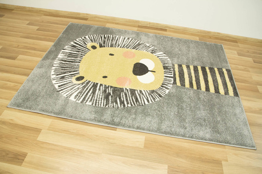 Dywan Dziecięcy Lima E181A l.grey/yellow Lew