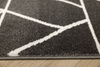 Chodnik Lima C877A Ciemny Szary Krem Trójkąty szerokość 80 cm
